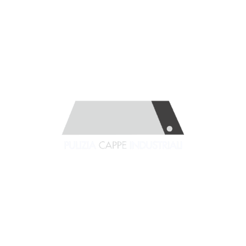Nuovo logo Pulizia Cappe Industriali: cappa in acciaio con profilo carbone